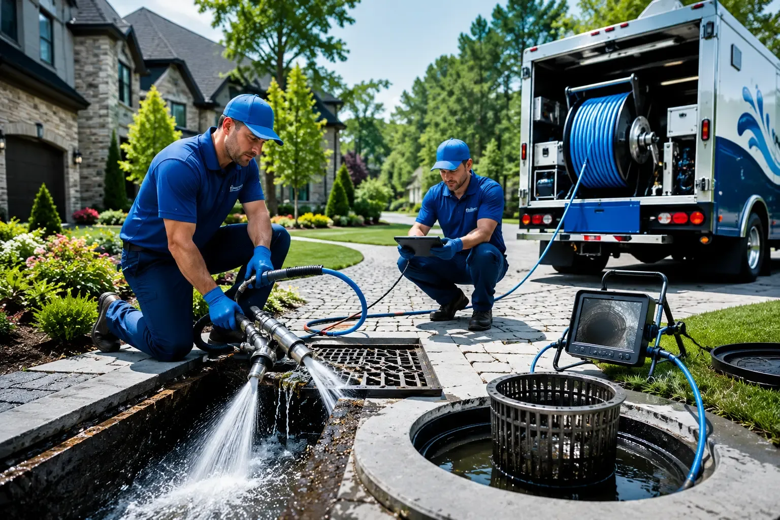 Local outdoor drain cleaning professionals in Cornell, MI